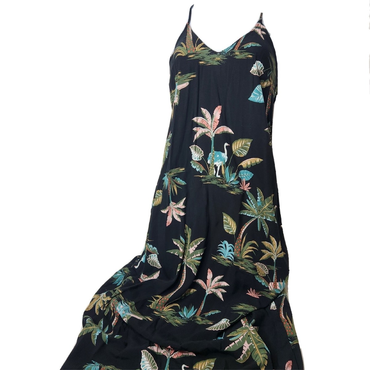 Old Navy Women's XS Tropical Maxi Dress Summer