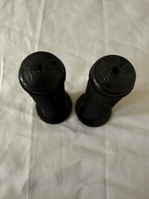 HUNT WILDE BLACK GRIPS OLD SCHOOL BMX GRAB ON STYLE MONGOOSE MOTOMAG