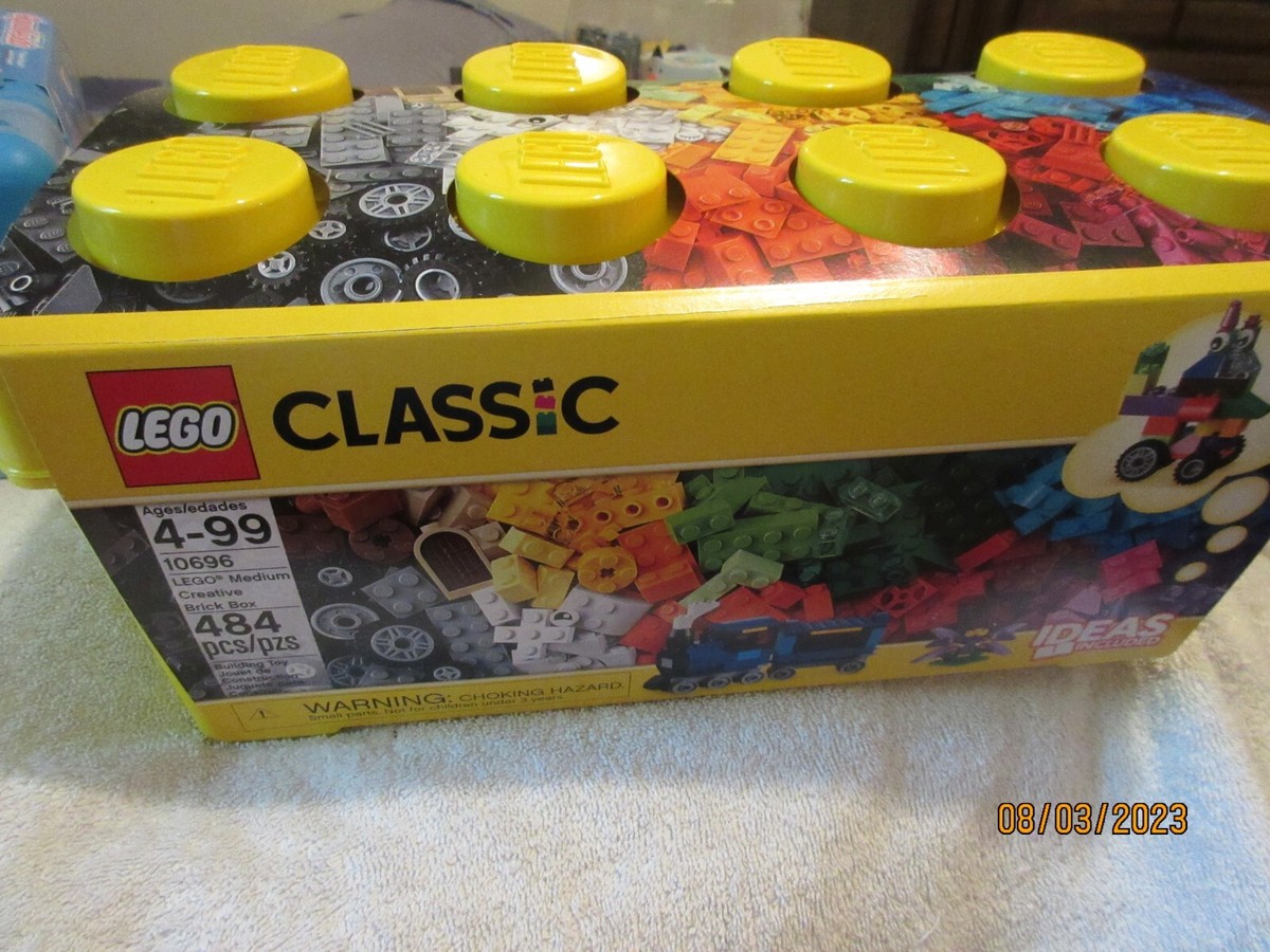 LEGO Classic Medium Creative Brick Box 10696 creative building Toy (484  Pieces)