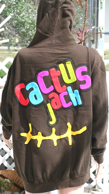 Cactus Jack Travis Scott McDonalds Brown Smile Hoodie Small Puffy