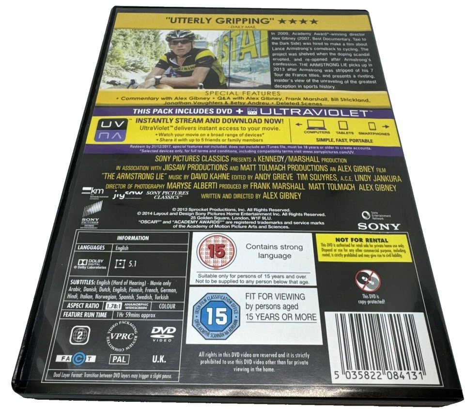 The Armstrong Lie DVD - Image 2 of 2