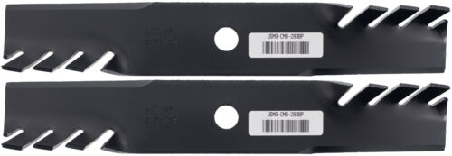 2 USA Mower Blades® Commercial Toothed for Encore® 363046, 363291 36" 52" Deck