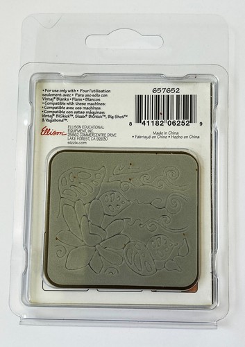 Sizzix Botanical Flourish DecoEtch die #657652 Retail $11.99 non chemical etch - Picture 4 of 13