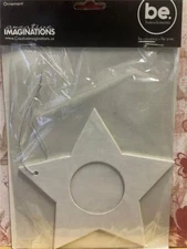New Vintage Creative Imaginations STAR ORNAMENT to decorate free USA ship