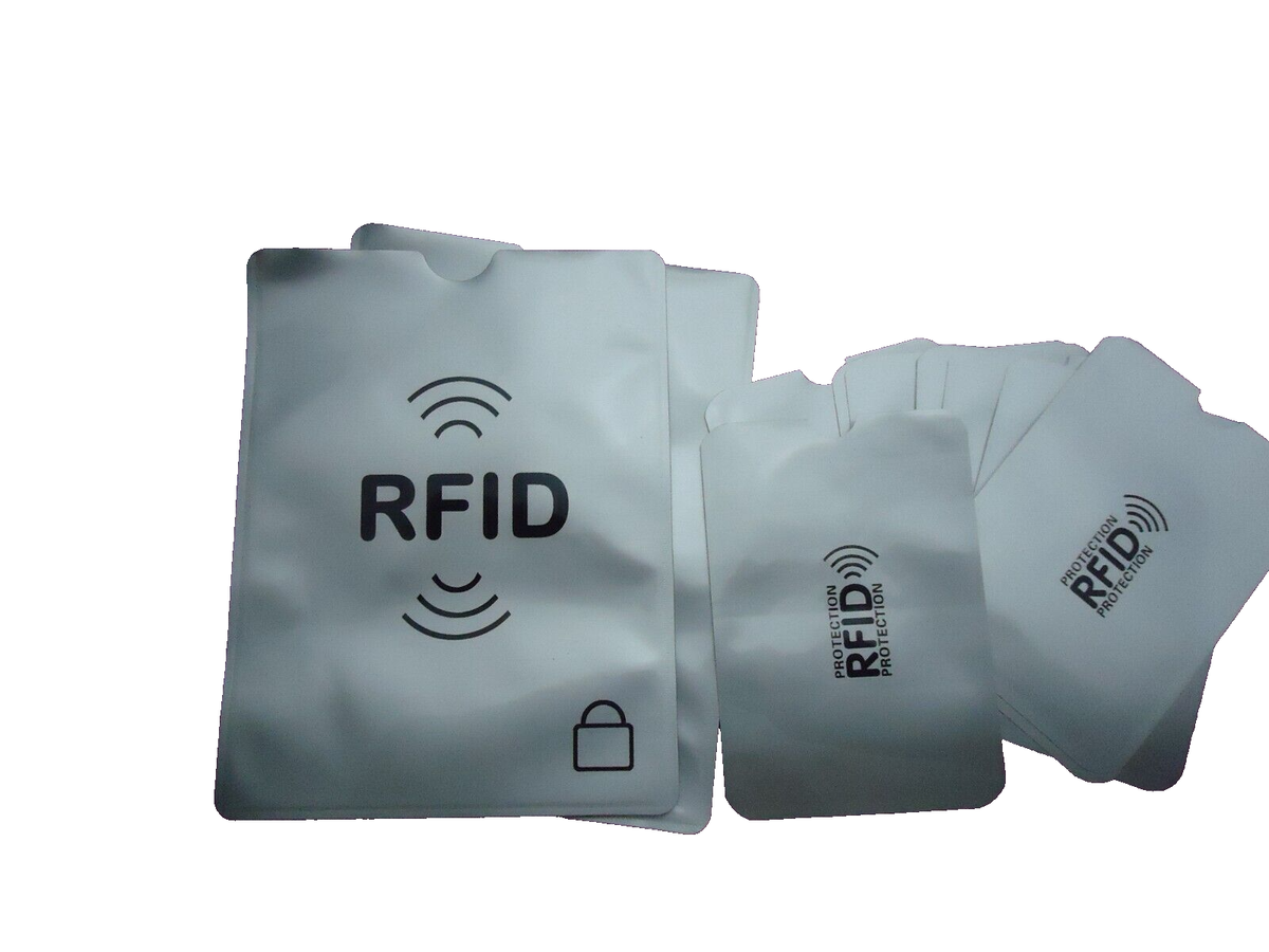 tyvek rfid credit card sleeves RFID Blocking Multi-Pack: Passport & Credit Card Sleeves main image 0