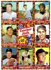 1982 CRACKER JACK AL  (Mantle - Kaline- Feller - Killebrew - Doby  Oliva ex-mt 