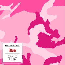 SISER EasyPattern 'Camo Pink' Heat Transfer Vinyl 12"x12" to 10yards - SALE!