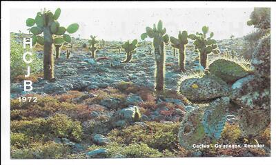 QSL Radio HCJB Quito Ecuador South America 1972 Cactus Galapagos 9530 kHz  DX | eBay