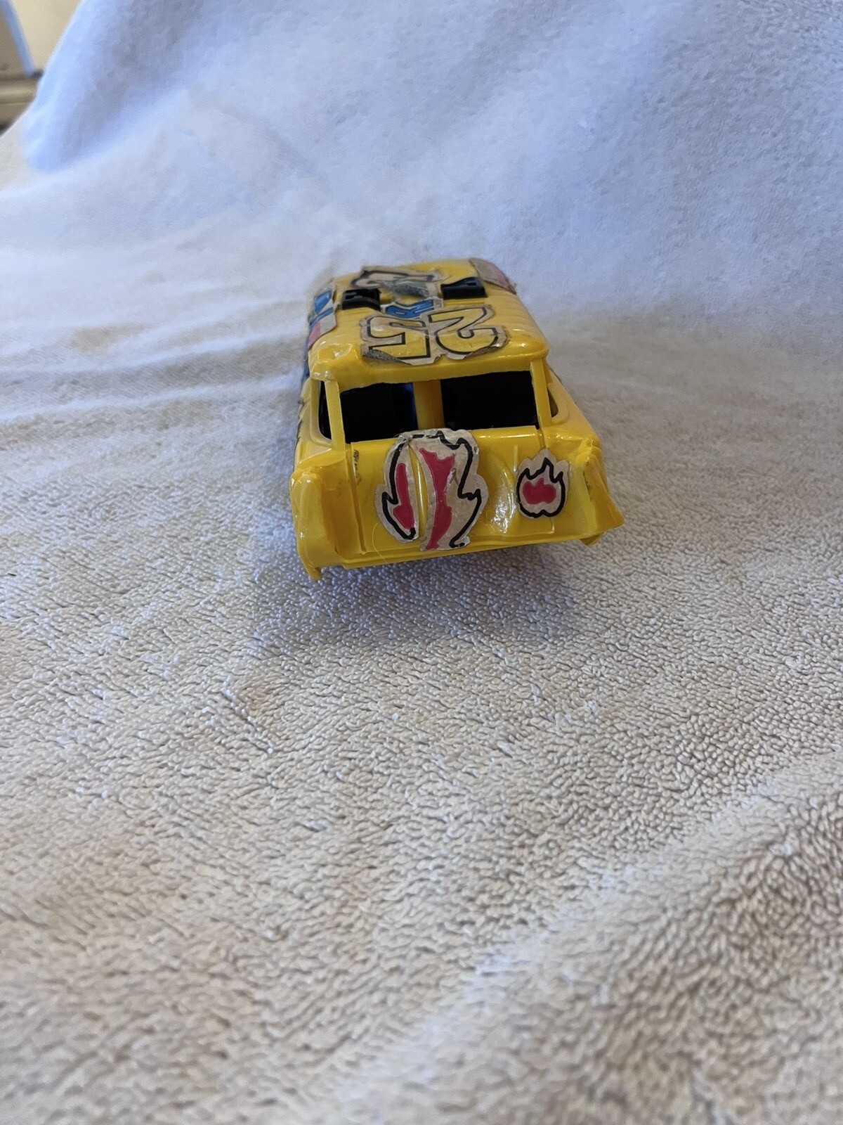 Vintage Kenner 1970 SSP 57 Blast Em Chevy Wagon Yellow Smash Up Derby