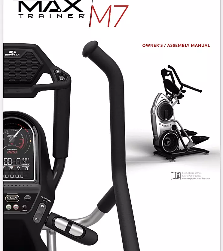 Bowflex Max Trainer M7 NEW REPRINT OWNER S MANUAL eBay