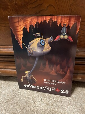 enVisionmath 2.0 daily teks review workbook level 2 (paperback) Pearson New