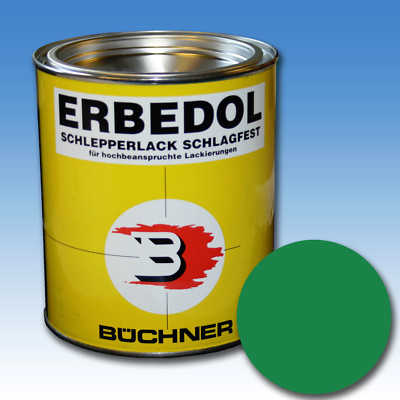 (20,00 /l) 750ml ERBEDOL Farbe Holder grün neu Traktor Schlepper Lack