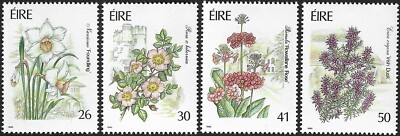 #ad #ad 1990 Ireland Sg 781 784 Garden Flowers MNH GBP 2.47
