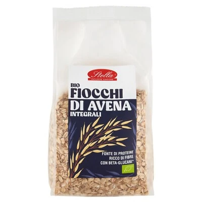 Stella Fiocchi di Avena Integrali BIO - 6 confezioni da 500g