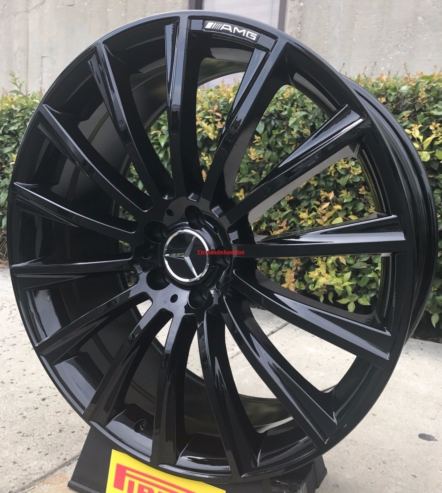 22'' inch Single (1) Wheel fit Mercedes S550 Bentley S63 Gloss Black GLC 22X9
