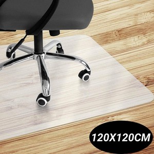 120x120cm Office Chair Desk Mat Home Floor Carpet Protector Pvc Clear Non Slip 8852088698318 Ebay