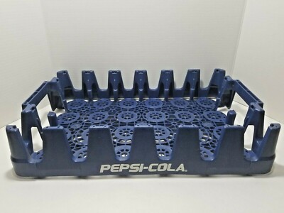 ペプシ　コンテナ　ヴィンテージ Vintage Blue Pepsi Cola Plastic Crate Carrier Holds 24 20oz