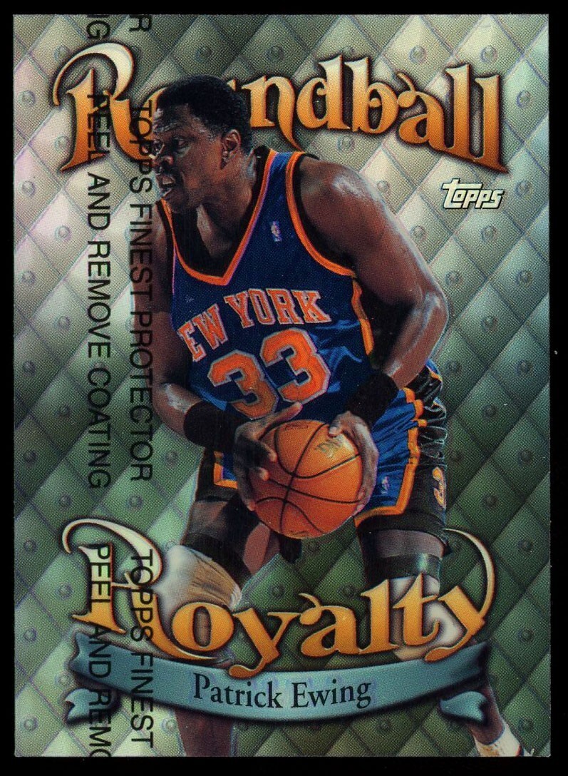 Patrick Ewing 1998-99 Topps Roundball Royalty Refractor w/ Coating R17 KNICKS H