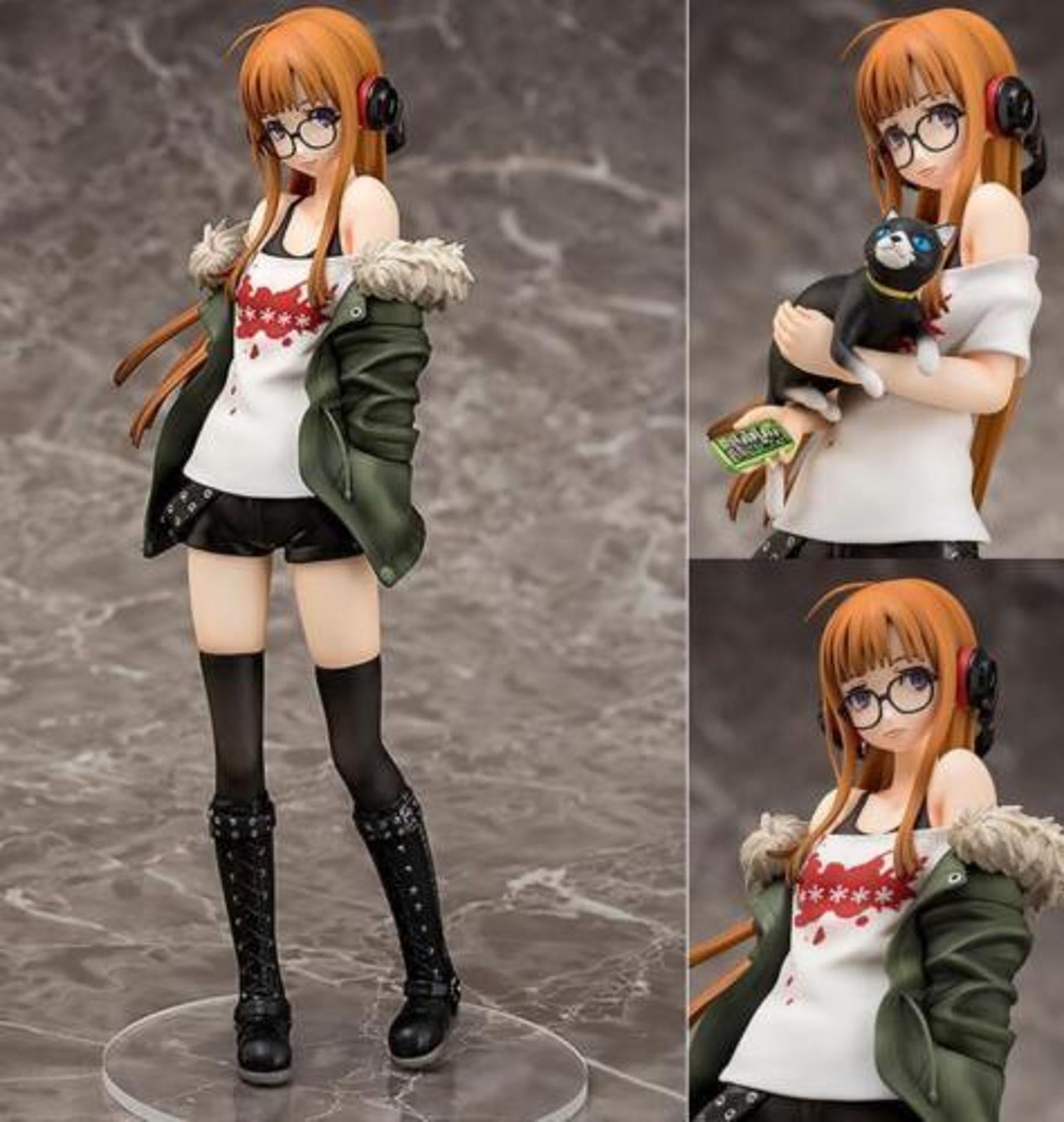 Persona P5 Navi Futaba Sakura 1/7 PVC Muñeca Modelo Anime Juguete Regalo