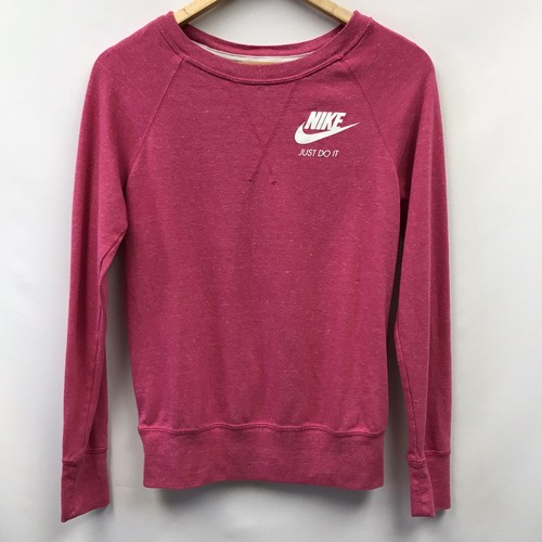 Nike Just Do It Para Mujer Talla Xs Sudadera Rosa Blanco | eBay