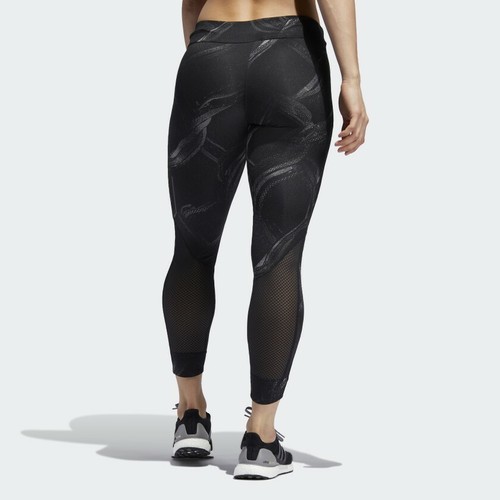 adidas women running own the run 7/8 tights grey three/ carbon/ black dz2012 05  - 第 3/8 張圖片