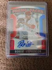 2015 Panini Prizm 18/25 - Fresh Faces Signatures #5 Robert Stephenson (AU, RC)