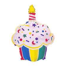 27" Cupcake Mylar Balloon