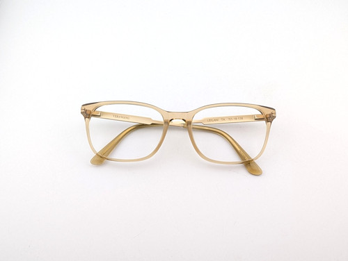 Vera Wang Eyeglasses, Frames Only, Leilani TA, 51-18-138, Plastic, Clear Gold