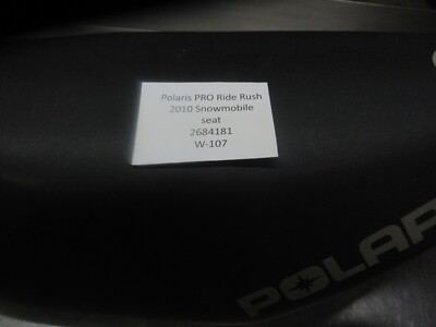 2010 Polaris Pro ride 600 Rush seat