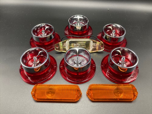 1966 All Makes All Models Parts | *881264 | 1966 Chevy Impala; Tail Lamp & Back Up Lamp Lens Set; RH & LH; Pair; Reproduction | Classic Industries