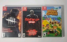Lot of 3 EMPTY game cases for Nintendo Switch Games. NO GAMES - ONLY CASES