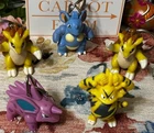Pokemon 1999 Burger King Keychain Figure Toy - Vintage Nintendo USED - LOT OF 5