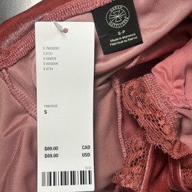 NWT Urban Outfitters Pink Velvet Lace Corset Tiered Babydoll Puff Romper Small