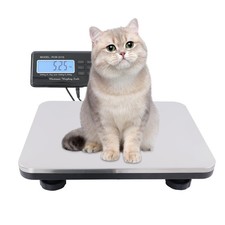 600LBS Pet Vet Scale Cat Dog Weigh Postal Shipping Scale Digital Large Platfo...
