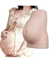 Silicone Pregnant Belly 6-9 Month Realistic Fake Pregnancy Belly Cosplay Costume