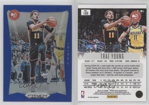 2023-24 Panini Prizm Deca Blue Prizm /149 Trae Young #109