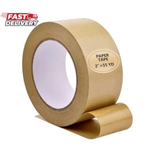 Toocust Kraft Paper Tape Self Adhesive,2" X55Yd,Brown Paper Tape, Biodegradable