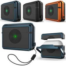 For AirPods Pro 3 Aluminum Metal Case Stand Cover Hard Shell with Lanyard Strap