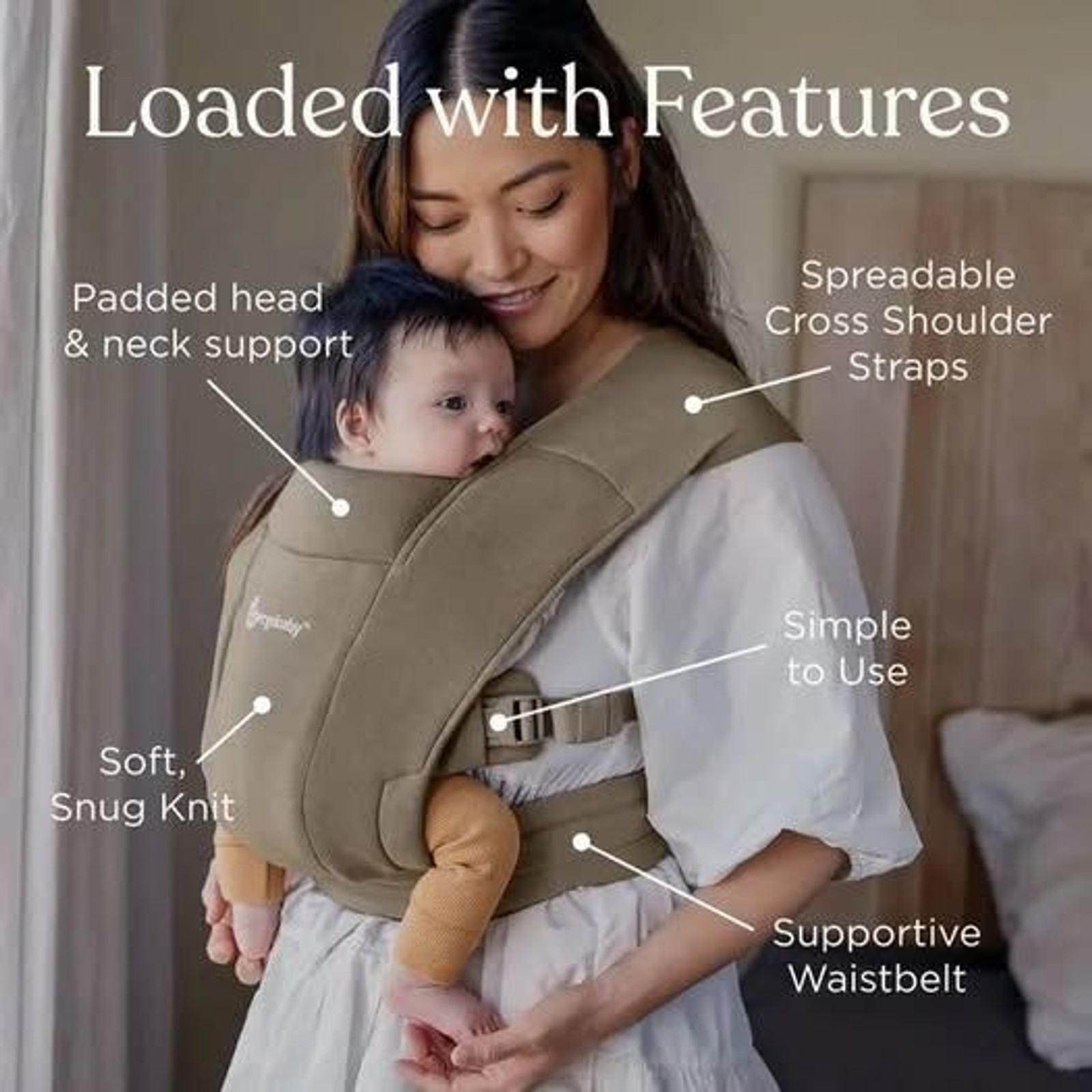 Ergobaby Embrace Baby Carrier Newborn To Toddler