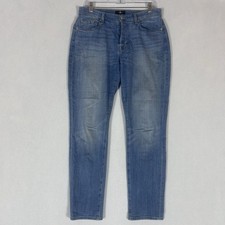 7 For All Mankind Josefina Jeans Women's 28 Button Fly Skinny Denim Boyfriend