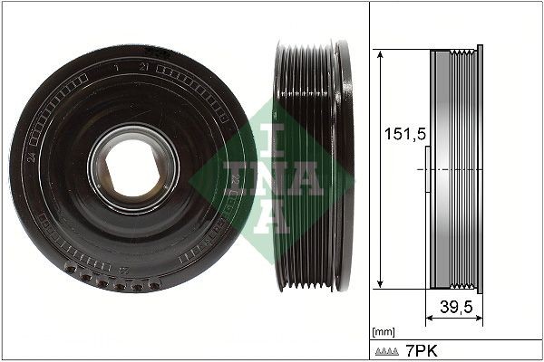 Schaeffler Ina Riemenscheibe, Kurbelwelle 544 0177 10 Passend FüR Nissan Opel-image