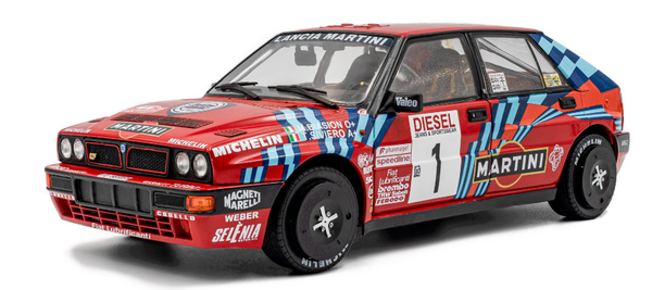 Lancia Delta HF Integrale No 1 Biasion San Remo 1989 1/18 - S1807808 Solido-image