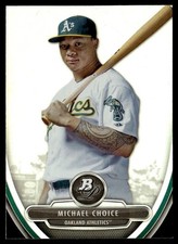 2013 Bowman Platinum Prospects Michael Choice Rookie Oakland Athletics #BPP71
