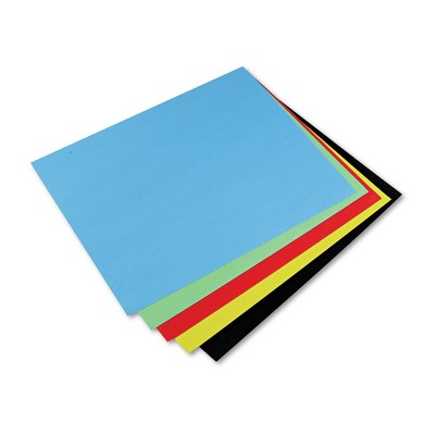Pacon 54871 22'' x 28'' 4-Ply Railroad Board - Assorted (25/CT) New