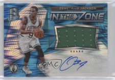 2016 Spectra In the Zone Memorabilia Neon Blue 80/99 Demetrius Jackson Auto 2u3