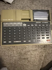 Rare Seiko UC-2000 Wrist Information System Controller Only W/box & Manuals Read