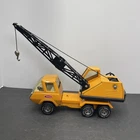 HTF 12" Mini TONKA Ochre Pressed Steel Tow Truck with Winch (1863)