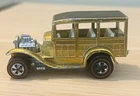 1970 31 Ford Woody Gold White Int. Original Redline HotWheels