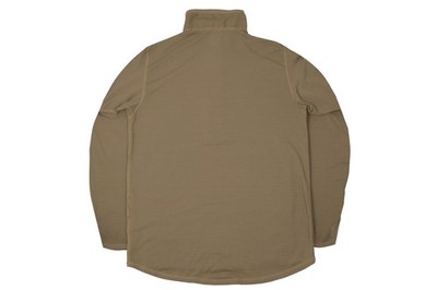 USMC Coyote Frog Waffle Fleece Quarter Zip Grid Marine Corp Shirt