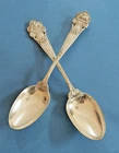 Vintage Antique-TOWLE Sterling 'Georgian' Spoons-monograms - 5  5/8"-48.6 grs